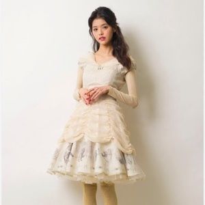 Secret Honey Disney Belle Yellow dress Dance Beauty and the Beast Cosplay Tagged